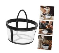 TEHAUX 2 Pièces Filtre à Café Permanent Réutilisable Nylon pour Machine à Café Tasses Panier Cylindrique Compatible Lavage Facile Au Lave-vaisselle Support Filtre pour Arômes Préservés