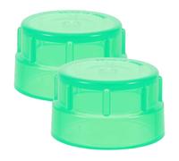 TEHAUX 2 Pièces Gabarit de Marquage de Balle de Golf Vert en Nylon Pa, | Modèle Rond pour Tracé, Identification Rapide, Préparation Partie, Usage Parcours