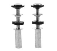 TEHAUX 2 pièces Kit de Remplacement de Boulons de Réservoir et Joint Caoutchouc pour Ensemble de Facile à Installer Accessoires Durables pour Cuvettes