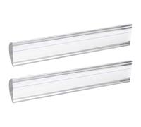 TEHAUX 2 Pièces Lecture Guide Strip Loupe Transparente Acrylique 6 Pouces, Règle Loupe 2x avec Ligne de Guidage, pour Lecture de Petits Caractères sur Documents et Livres, Travail