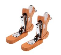 TEHAUX 2 Pièces Mini Agrafeuse Bois Écureuil Compacte Portable et Ergonomique Agrafeuse Mignonne pour Bureau École et Maison Outil Agrafe Fiable pour Petits