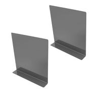 TEHAUX 2 Pièces Pare-éclaboussures en Pvc pour Évier Cuisine, Imperméable avec Ruban Adhésif Double-face, Haute Compatibilité pour Usage Domestique Noir