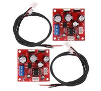 TEHAUX 2 Pièces Préamplificateur Phono Externe Rouge pour Platine Vinyle Contrôle Avancé du Bruit et Réalisme Analogique, Carte Préampli Stéréo en Métal et Plastique pour DIY