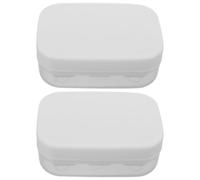 TEHAUX 2 Pièces Press Type Ice Tray With Lid Stackable Freezer Container For Ice Space-saving Reusable Mold For Cold Drinks And Cocktails At Home