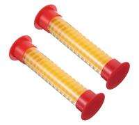 TEHAUX 2 Pièces Sablier de Jeu 5 Secondes en Plastique Rouge | Mini Structure Décorative, Signal Sonore Clair, Usage École et Bureau, pour Garçon Fille D'âge Préscolaire
