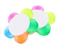 TEHAUX 2 pièces Set de Marqueurs Fluorescents Forme de Demi-pétale Stylos Surligneurs Colorés pour Étudiants pour Écriture et Peinture Aquarelle