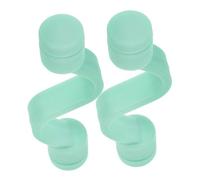 TEHAUX 2 pièces Support de Porte Flexible pour Lave-linge à Chargement Frontal Butoir Amovible Ventilé Anti-odeurs Maintien Fraîcheur Installation Simple pour Maison et Hôtel Lot