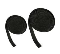 TEHAUX 2 Rouleaux Ruban Étanchéité Auto-adhésif Haute Température Joint Coupe-feu Noir pour Fumoirs et Barbecues Accessoire Camping Extérieur