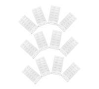 TEHAUX 20 Autocollants Transparents pour Flacons de Voyage en PVC - Étiquettes pour Flacons de Shampoing et Cosmétiques - Organisation Salle de Bain pour Produits de Toilette -