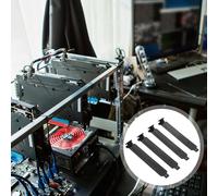 TEHAUX 20 pièces Cache Pci Noir Plaques Dextension Ventilées Poussière pour Boîtier Châssis et Facile à Installer