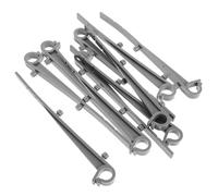 TEHAUX 20 Pièces Clips de Fixation en Abs pour Protège-gouttières, Accessoire de Protection Passage D'eau Amélioré, pour Usage Résidentiel et Commercial