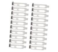 TEHAUX 20 pièces Pci Blank Bracket pour PC Mini Cache Slot Arrière pour Boîtier Ordinateur Compatible Vga Protection Slot Carte Graphique