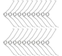 TEHAUX 20 pièces Ressorts de Remplacement pour Sécateurs Ressorts Acier Inoxydable Gauche et Droit Courbés Accessoires de Jardinage pour Élagage Précis et Maniabilité Facile