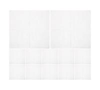 TEHAUX 200 Disques Démaquillants Carrés 10X10 CM en Tissu Non Tissé Doux Disques Nettoyants Visage Utilisation Maquillage et Dissolvant Pack Pratique Voyage