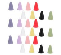 TEHAUX 24 pièces Housse Silicone pour Stylet Compatible Pencil Caps de Protection Stylus Accessoires Pratiques et Colorés pour et Smartphones