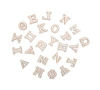 TEHAUX 24 Pièces Lot de Lettres Grecques Double Couche pour Bricolage Peinture Décoration Murale Artisanale et Décoration Intérieure