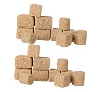 TEHAUX 24pièces Mini Meules de Foin Décoratives Réalistes Lot pour Décoration de Jardin Maison de Poupée et Loisirs Créatifs