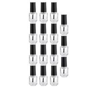 TEHAUX 25pcs Flacon de Vernis à Ongles DIY Rechargeable 5ml en Verre et Plastique pour Rangement de Gel à Ongles Usage Personnel et Salon Professionnel