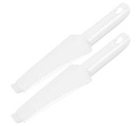 TEHAUX 2pcs Racloir de Nettoyage en Plastique pour Vadrouille Essoreuse de Sol, Accessoires Pratiques Rangement Suspendu, Adapté Nettoyage Plupart des Surfaces