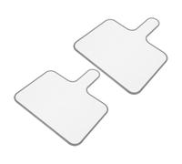 TEHAUX 2pcs Tablettes Effaçables à Sec Portables en Double Face pour Jeux et Scoring, Tableau Blanc Réutilisable pour Juges et Animation