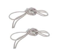 TEHAUX 2Pièces Corde Strass Lacets Ronds Pailletés pour Baskets et Vêtements de Sport Accessoires de Couture pour Style Élégant