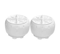 TEHAUX 2pièces Lave-linge Portable Avec Agitateur Mini-machine à Laver Pour Plastique Balcon Et Camping