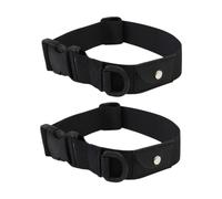 TEHAUX 2pièces Lot de Colliers Anti-Perte pour Chien avec Localisateur et Pochette de Rangement Protection pour Animaux de Compagnie Noir