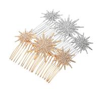 TEHAUX 2pièces Lot de Peignes à Cheveux Décoratifs Strass Accessoires de Coiffure pour Femmes et Filles Pinces à Cheveux Style Mariage