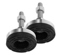 TEHAUX 2pièces Niveaux De Meubles Réglables Robustes De Nivellement pour Tables Équipement Mécanique avec Base Antidérapante Absorption des Vibrations