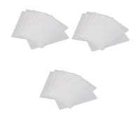 TEHAUX 3 Ensembles Porte-Cartes Transparent Couverture Transparente Polie Mate Porte-Cartes De Banque Porte-Cartes D'Identité Porte-Bus 50 pièces * 3