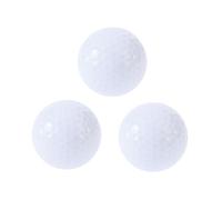 TEHAUX 3 Pièces Boules Lumineuses LED de Nuit pour Golf, Surlyn Blanc 45 | Réactive à Chaque Frappe, Très Lumineuse, pour Tournois Crépusculaires, Lot de Trois Pièces