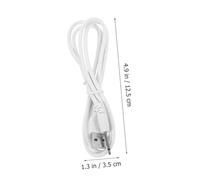 TEHAUX 3 pièces Câble de Charge USB pour Appareils de Beauté et Masseurs Câble Alimentation Remplacement Chargeur Rapide Compatible Smartphones et Appareils Tactiles