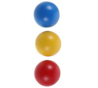 TEHAUX 3 Pièces Jeu de Croquet en Bois pour Garçon et Filles Léger et Facile à Saisir, Boules de Croquet pour Jeux en Famille en Extérieur, pour Rassemblements et Couleur Aléatoire