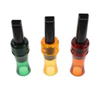 TEHAUX 3 Pièces Sifflet D'appel à Corbeaux Portable en Plastique Son Réaliste pour Observation et Éducation la Nature