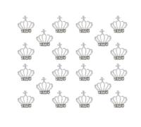 TEHAUX 30 Autocollants pour Ongles 3D Forme Couronne en Cristaux Brillants Alliage Décoration Manucure Nail Art Accessoires Manucure 3D pour Usage Quotidien et Fêtes