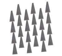 TEHAUX 30 pièces Cales Triangulaires Métal pour Fendre Bois Coins Robustes pour Renforcement Marteau et Abattage Arbres Outil Travail Bois Léger et Portable