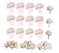TEHAUX 30 pièces Cartes de Remerciement Papier Forme de Cartes de pour Anniversaire Set de Tulipes Roses et Muguets Design Délicat pour Messages Personnalisés