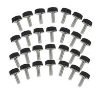 TEHAUX 30 pièces Meuble Réglables Inserts à Vis pour Niveler Tables Canapés et Étagères Accessoires de Mobilier Anti-basculement et Protection Sol