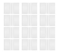 TEHAUX 30 Pièces Protège-cahier Transparent, Pochette Transparente pour Cahier, Pp, Structure Monobloc, Ajustement Flexible, Réutilisable, pour Cahiers et Carnets, Scolaire