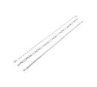 TEHAUX 3pièces Chaînes et Breloques pour Casquettes Chaîne pour Casquette Femme Décorations Maille Accessoires pour Chapeaux Breloques Détachables pour Customiser