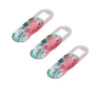 TEHAUX 3pièces Lot de Caches De Confidentialité pour Caméra Webcam Ordinateur Portable Autocollants Ultra Fins Motif Flamant Protection Le Regard Adaptés Téléphones Et Tablettes