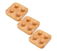 TEHAUX 3pièces Rangement Œufs Pour Réfrigérateur Compartiment De Rangement à Compartiments Pour Cuisine Plateau Pour Comptoir Ou Réfrigérateur