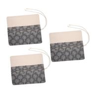 TEHAUX 3pièces Trousse à Crayons Enroulable Toile Organisateur De Pinceaux pour Artistes Rangement Pratique pour Fournitures Art Design Portable Et Lavable Couleur Aléatoire