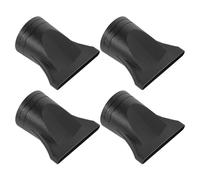 TEHAUX 4 Pièces Accessoire et Étroite Sèche-cheveux pour Noir de Buse en Plastique, Installation Facile, Compatible de 4-4,8 Cm Séchage Précis Performant Buses