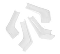 TEHAUX 4 pièces Accessoires Gouttières pour Camping car Becs Évacuation Gauche et Droite Gouttière de Toit Résistante Installation Facile sans Outil Design pour Évacuer Eau