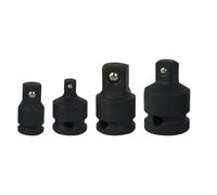 TEHAUX 4 pièces Adaptateurs Douilles à Choc Jeu Réducteur et Augmentateur pour Visseuse à Percussion Résistant Thermique Anti-corrosion