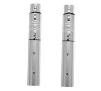 TEHAUX 4 pièces Adaptateurs XLR Métal Robuste Connecteurs Mâle-mâle et Femelle-Femelle Changement de Genre pour Microphone Transmission Audio Claire et Usage Polyvalent