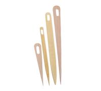 TEHAUX 4 Pièces Aiguille à grosse œil aiguille à tisser Outil de tissage de bricolage pour la vannerie à chas