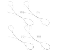 TEHAUX 4 Pièces Corde de Fixation pour Filet de Basket, Fil D’enfilage