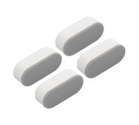 TEHAUX 4 pièces de Lunette Wc Adhésifs Rehausseur Siège Toilette Amortisseurs Antidérapants pour Fixation Stable et Confort Accru
